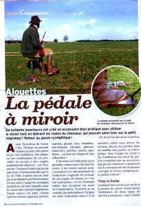 Système de pédale à miroir