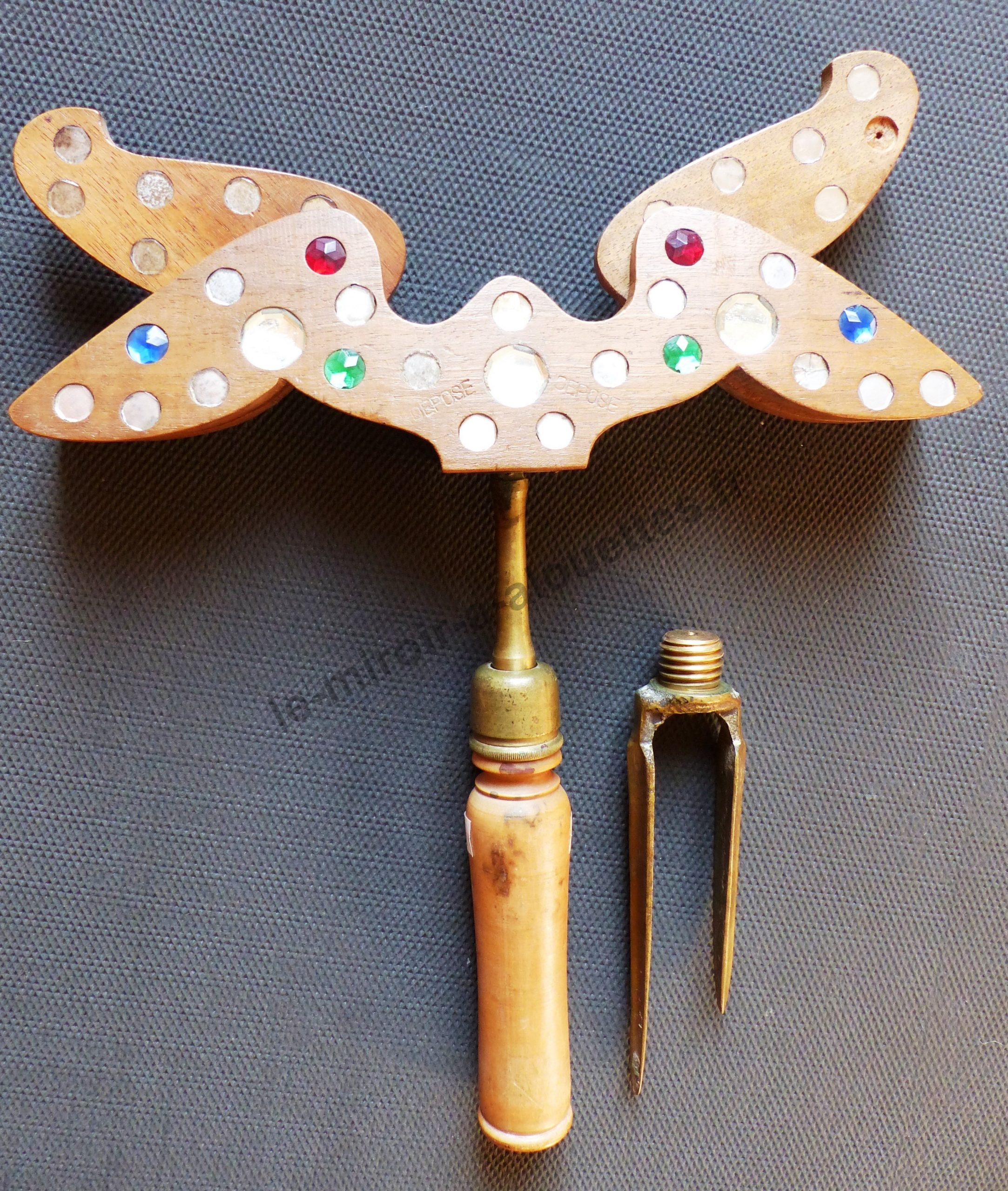 Miroir pied Parisien profil