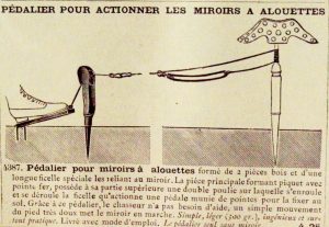 Gravure catalogue PÉDALIER pour Miroir 1909