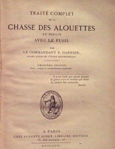 Livre Commandant Garnier