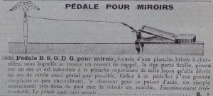 Pédale de miroir 1912
