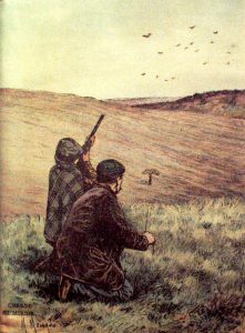 Gravure Chasse au Miroir 1907