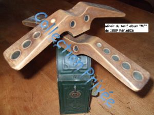 Miroir MF Réf 6826 de 1899 à 1939 Double têtes