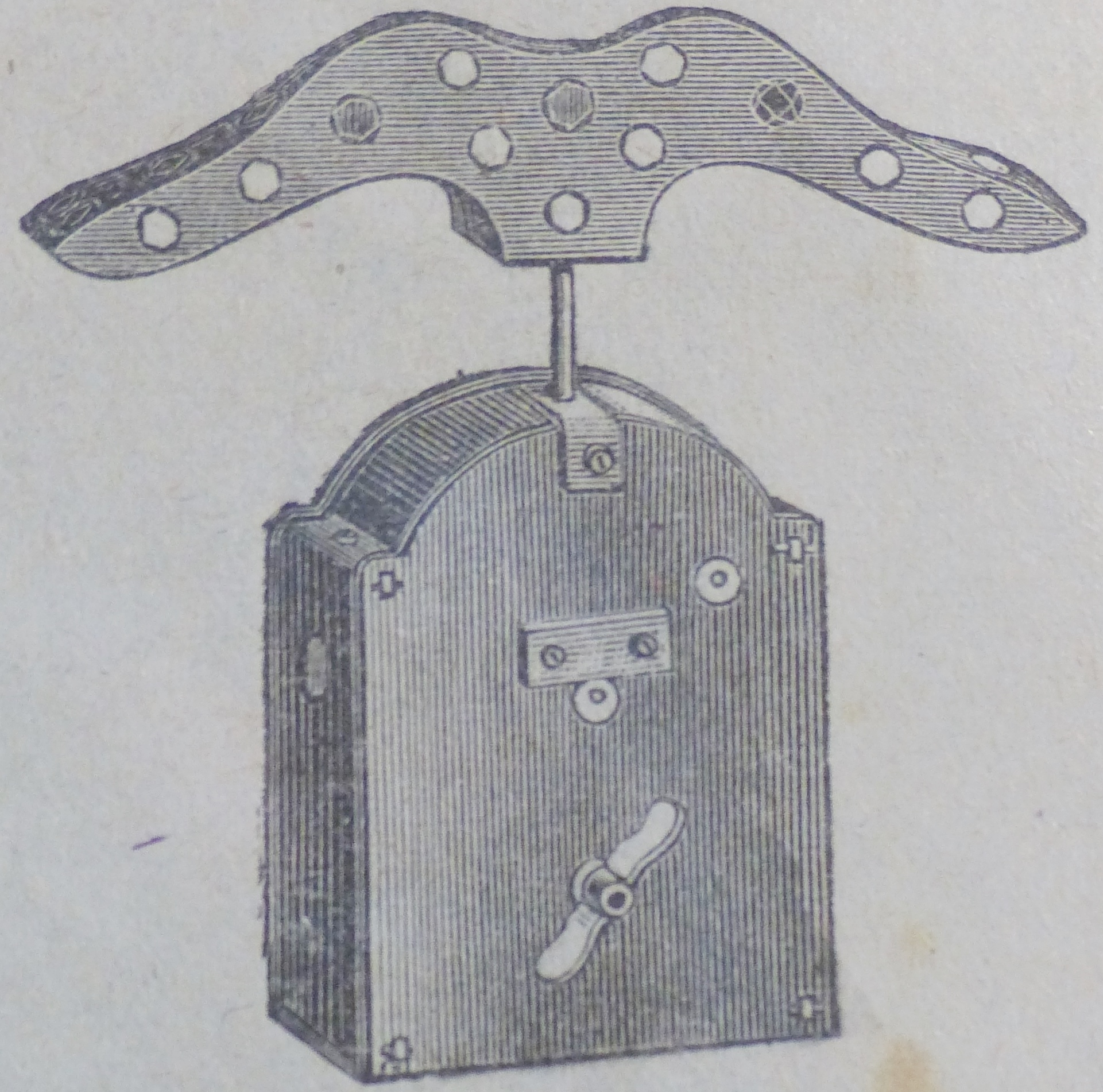 Miroir mécanique à Mouvement Continu de 1895